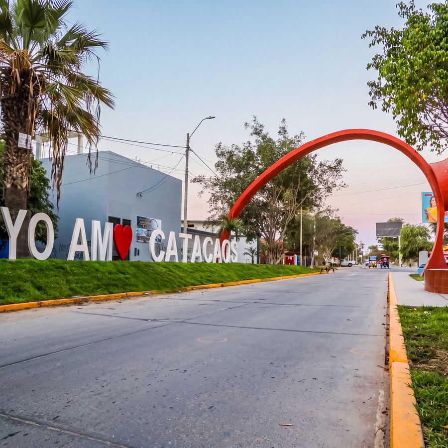Entrada actual de Catacaos, Piura
