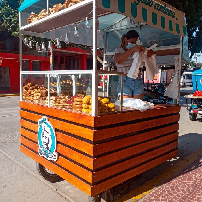 Punto de venta Don Sosa cerca a la Plaza de Armas de Catacaos